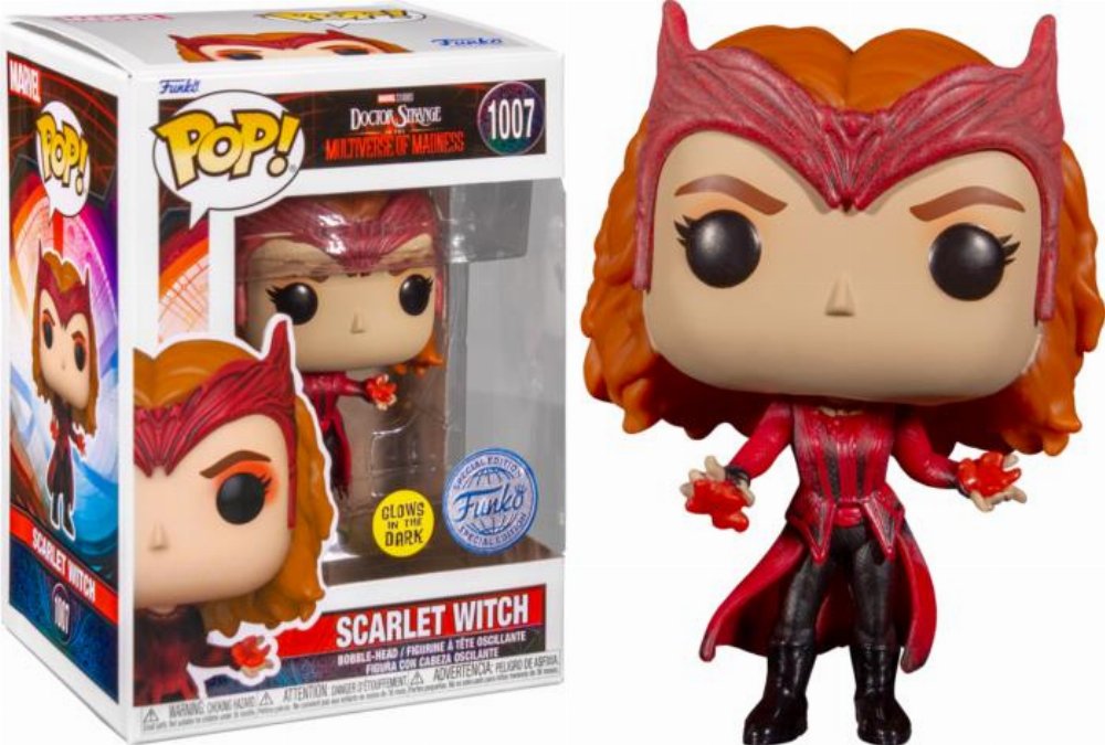 Φιγούρα Funko POP! Marvel: Doctor Strange in the Multiverse of Madness – Scarlet Witch (GITD) #1007 (Exclusive)