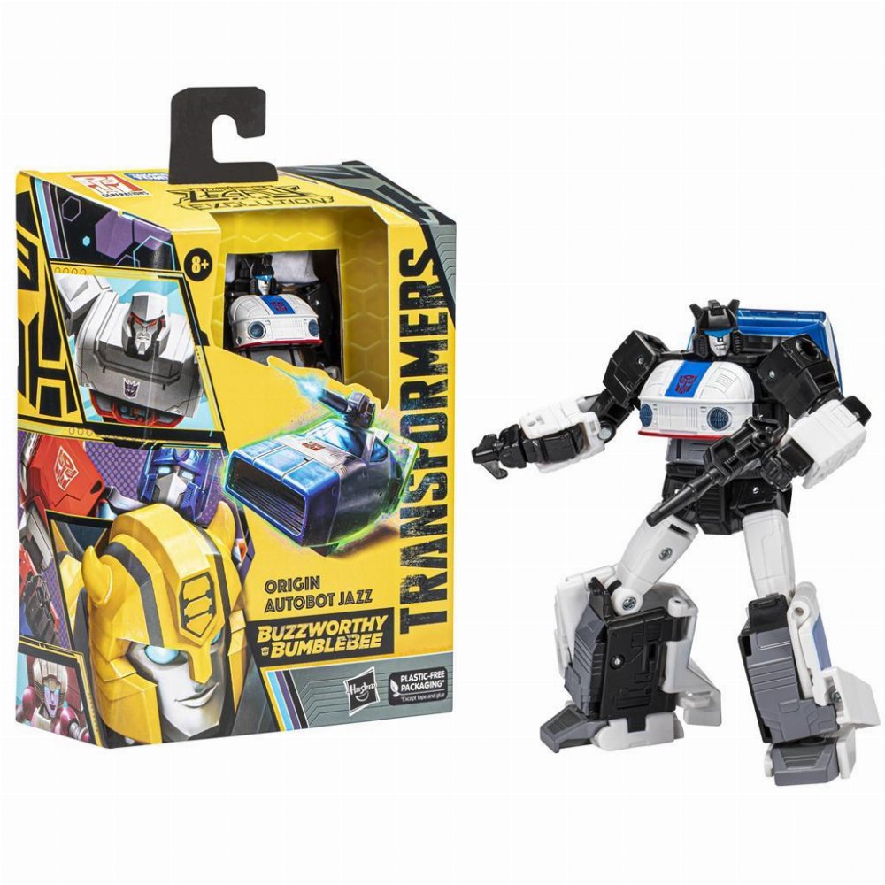 Transformers: Buzzworthy Bumblebee Legacy Evolution – Origin Autobot Jazz Φιγούρα Δράσης (14cm)