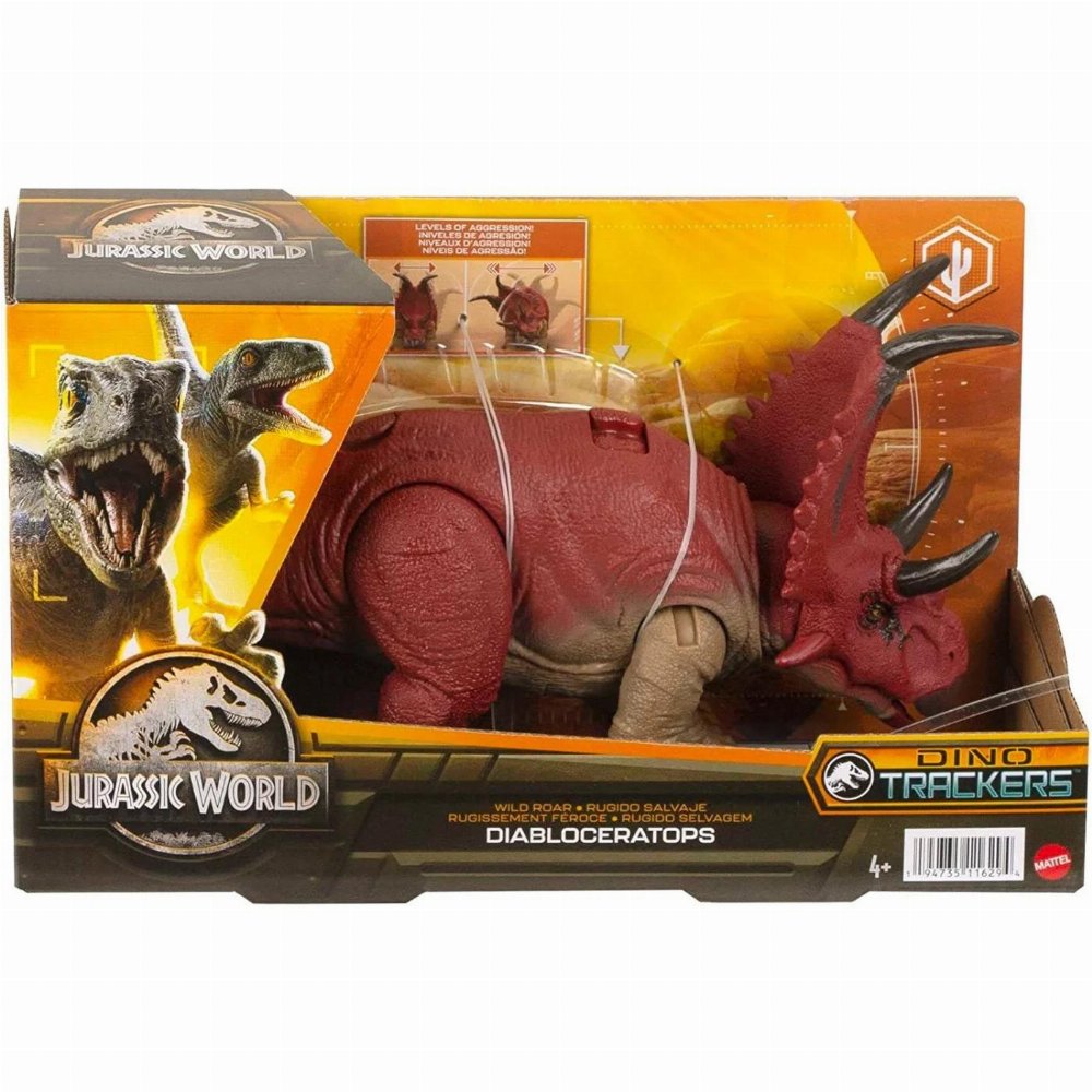 Παιχνίδι Jurassic World Dino Trackers: Wild Roar – Diabloceratops (HLP16)
