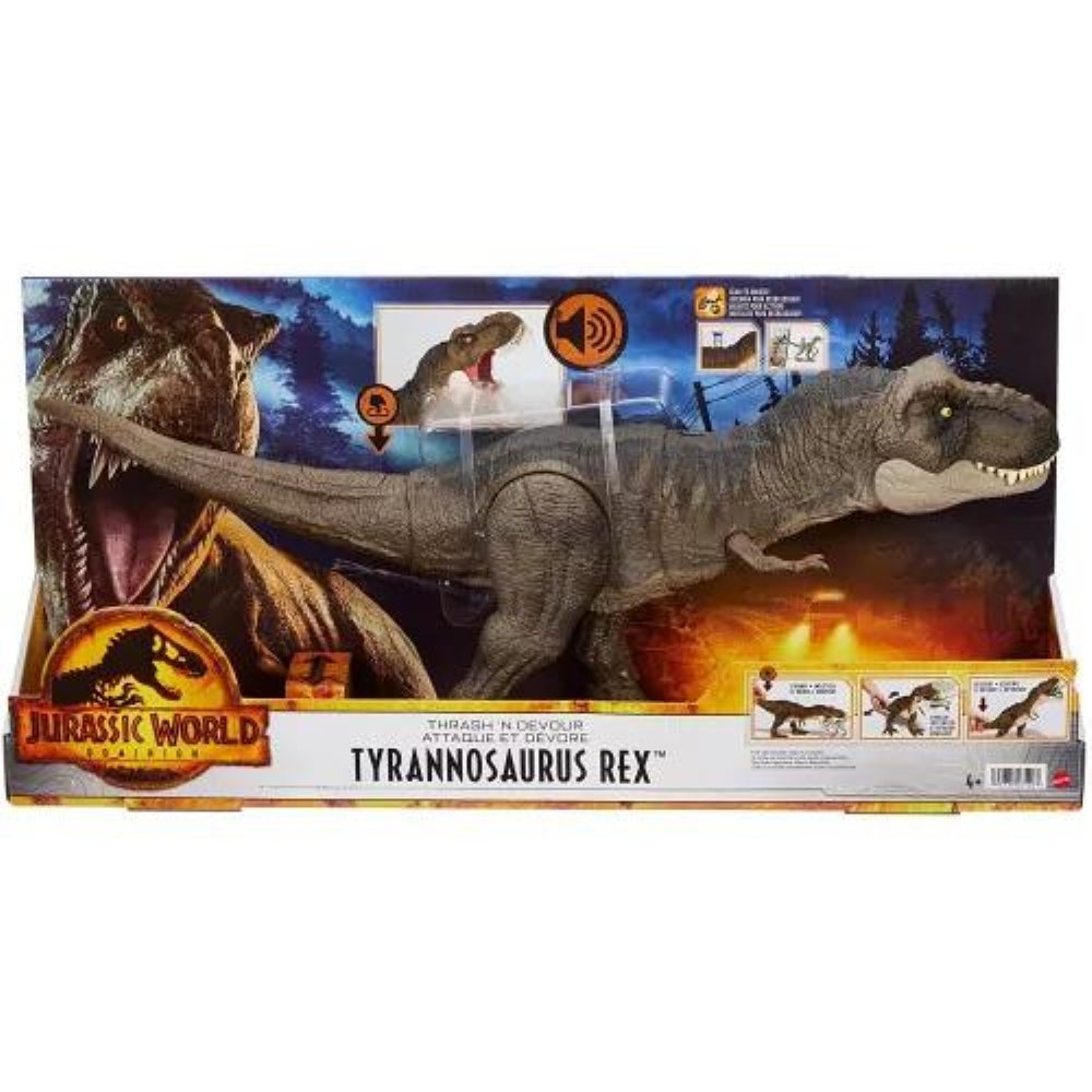 Παιχνίδι Jurassic World Dominion: Tyrannosaurus Rex Thrash ‘N Devour (HDY55)