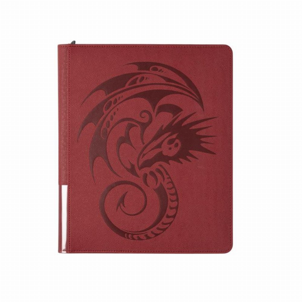 Dragon Shield 8-Pocket Zipster Binder – Blood Red