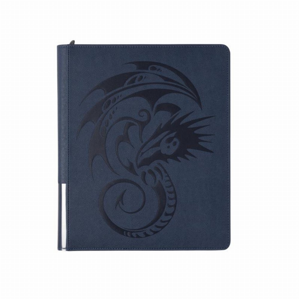 Dragon Shield 8-Pocket Zipster Binder – Midnight Blue