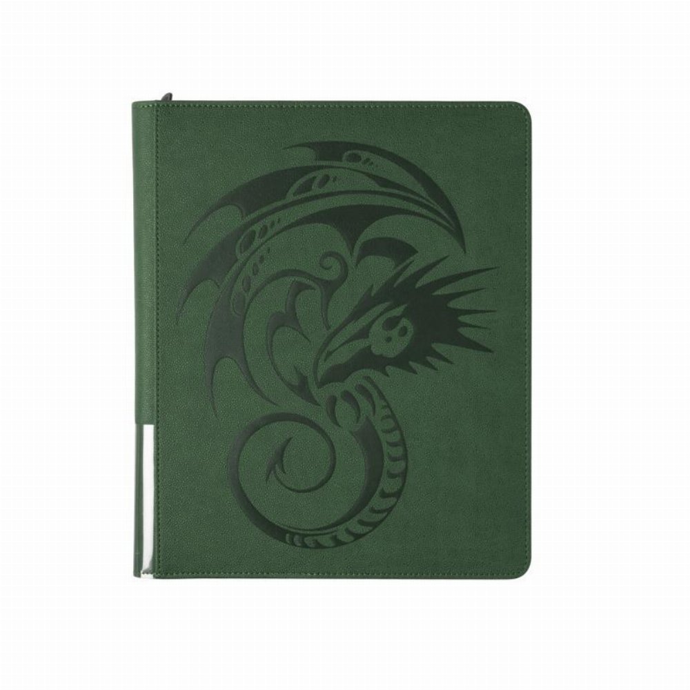 Dragon Shield 8-Pocket Zipster Binder – Forest Green