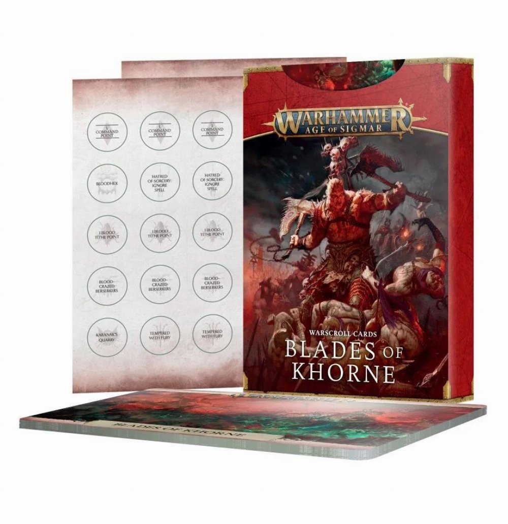 Warhammer Age of Sigmar – Warscroll Cards: Blades of Khorne