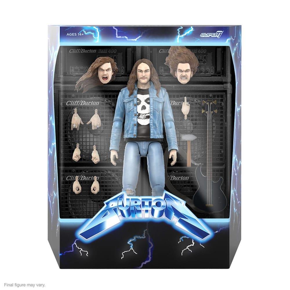Metallica: Ultimates – Cliff Burton Φιγούρα Δράσης (18cm)