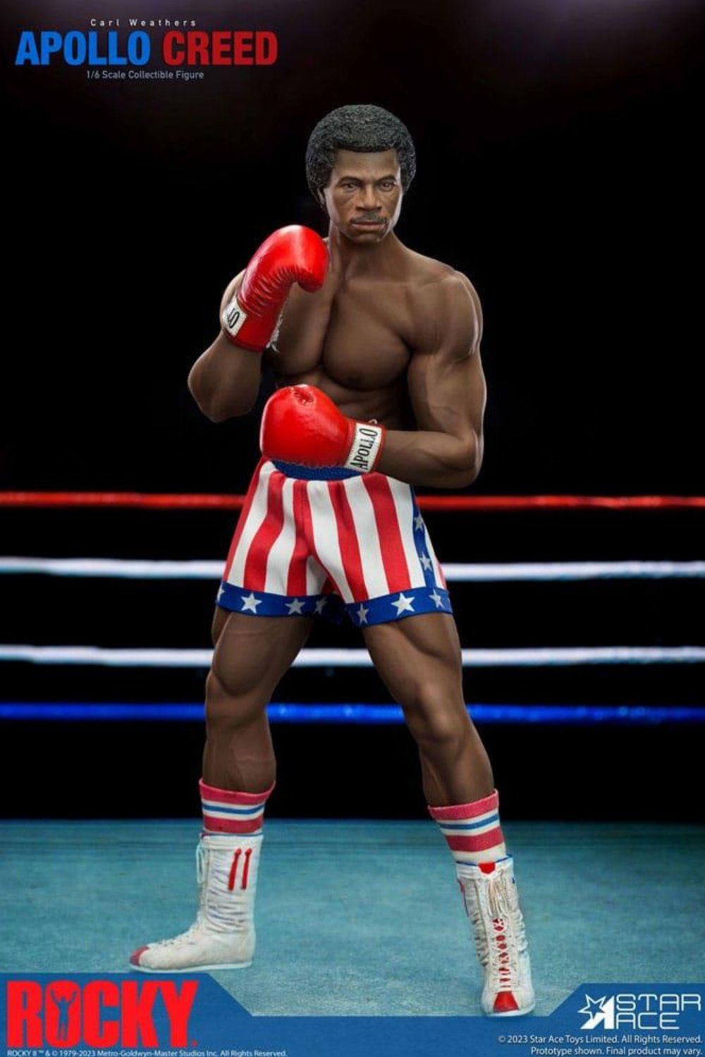 Rocky – Apollo Creed Φιγούρα Δράσης (36cm) Normal Version