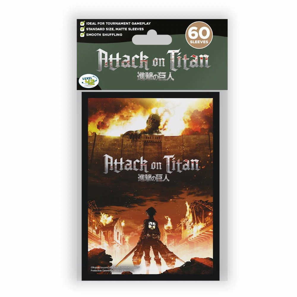 Attack on Titan Sleeves Standard Size 60ct – Colossus Titan