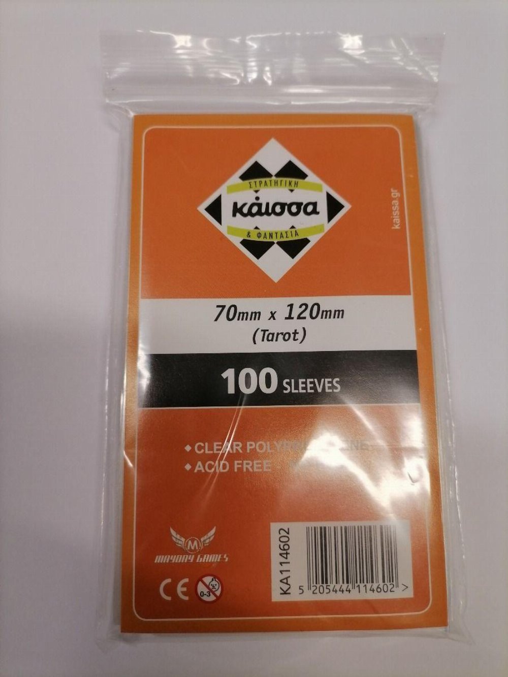 Board Games Sleeves (100 Θήκες) Tarot Card Game Sleeves 70x120mm