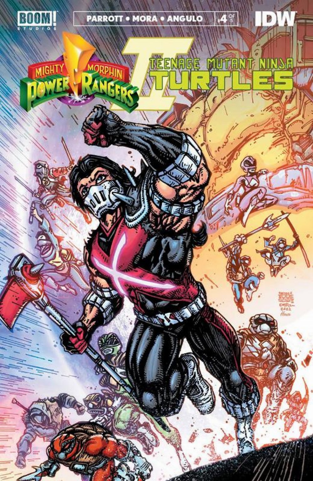 Τεύχος Κόμικ MMPR TMNT II #4 (OF 5) Cover B