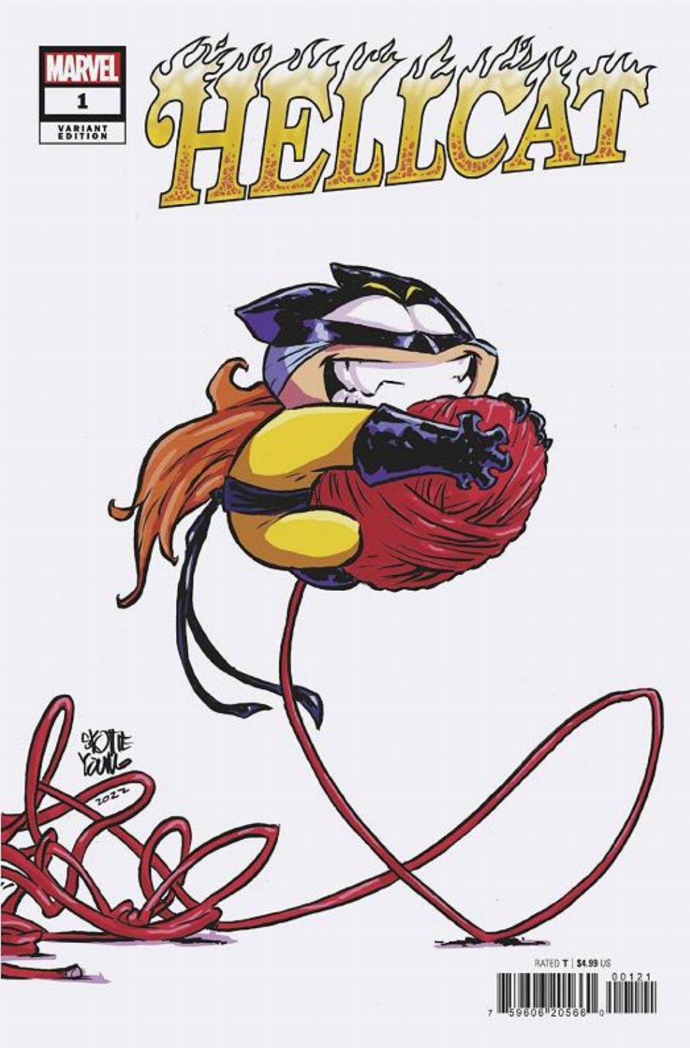 Τεύχος Κόμικ Hellcat #1 (OF 5) Young Variant Cover
