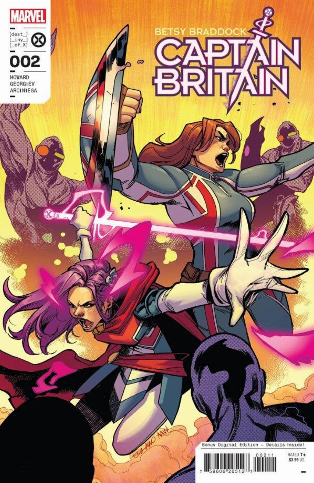 Τεύχος Κόμικ Betsy Braddock Captain Britain #2