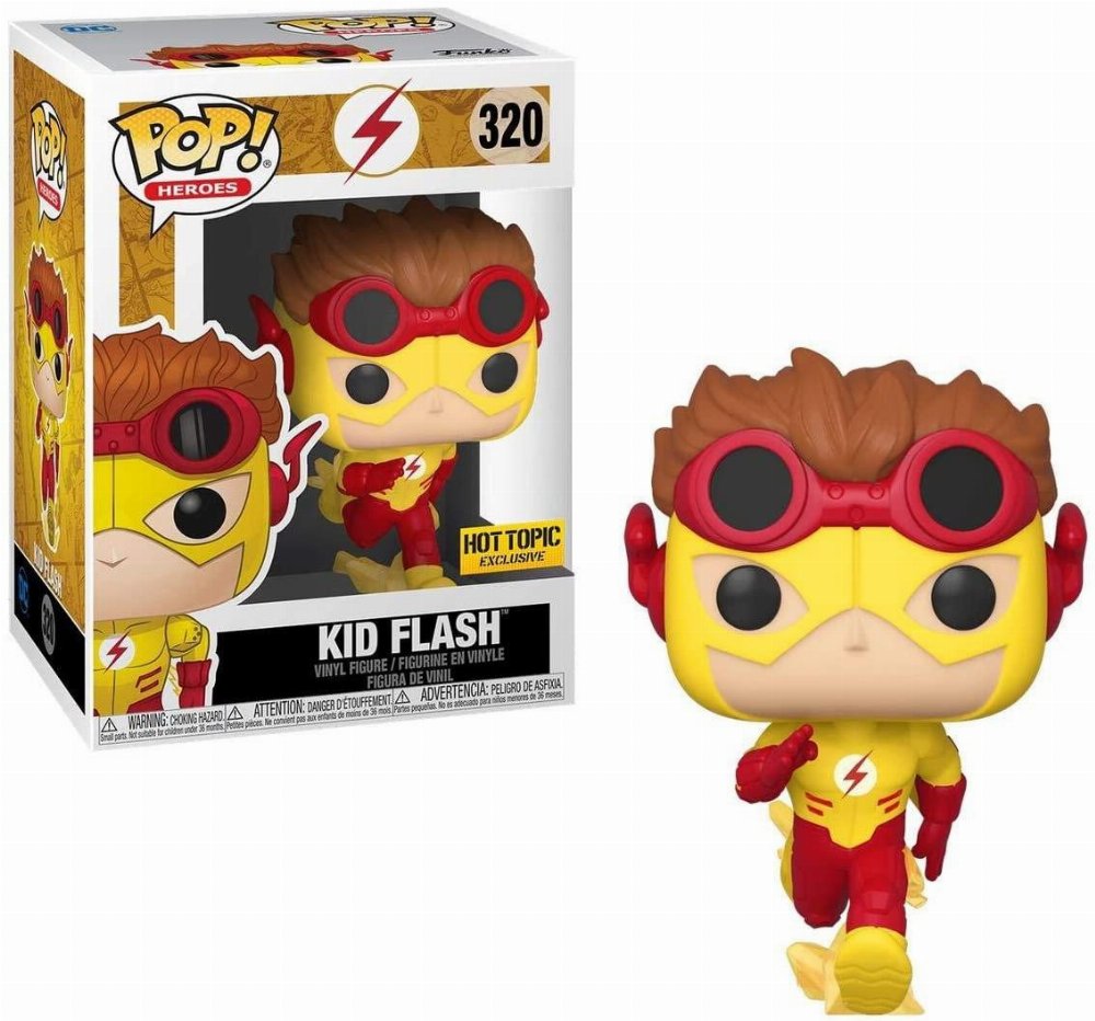 Φιγούρα Funko POP! DC Heroes – Kid Flash #320 (Hot Topic Exclusive)