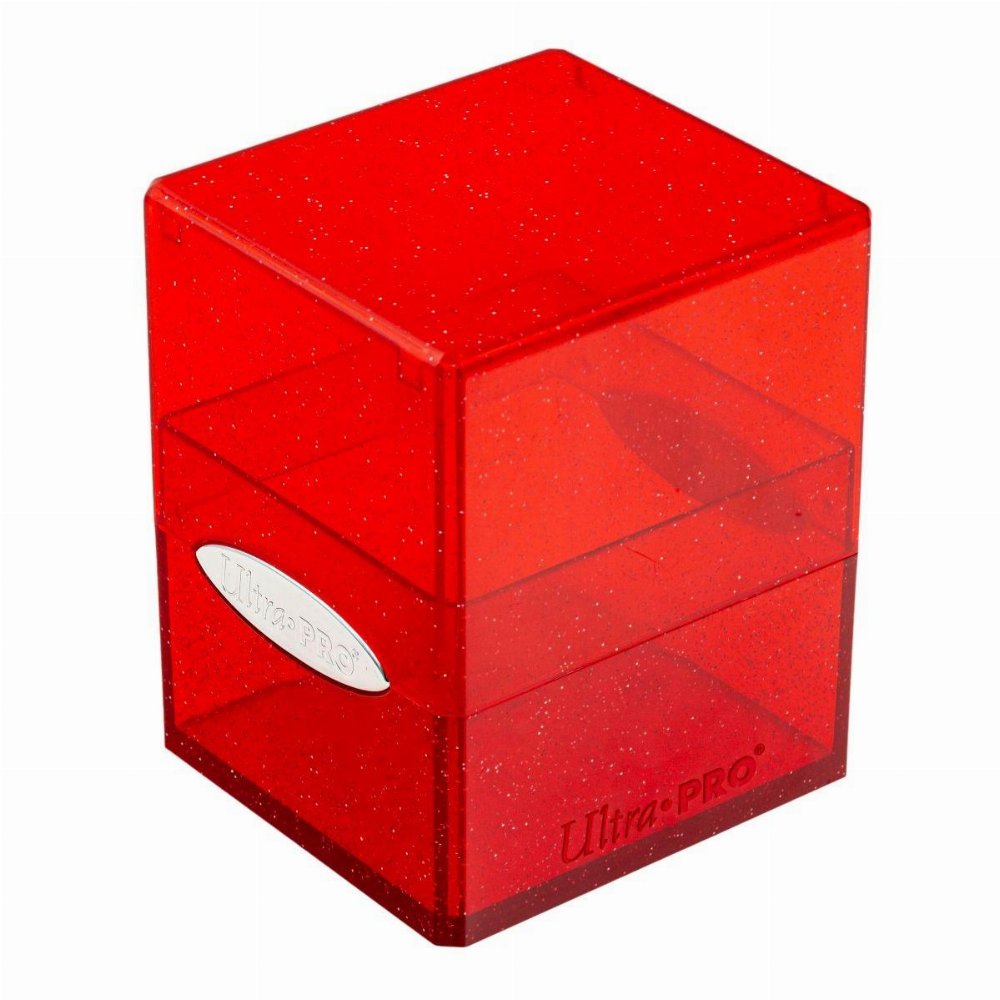 Ultra Pro Satin Cube – Glitter Red