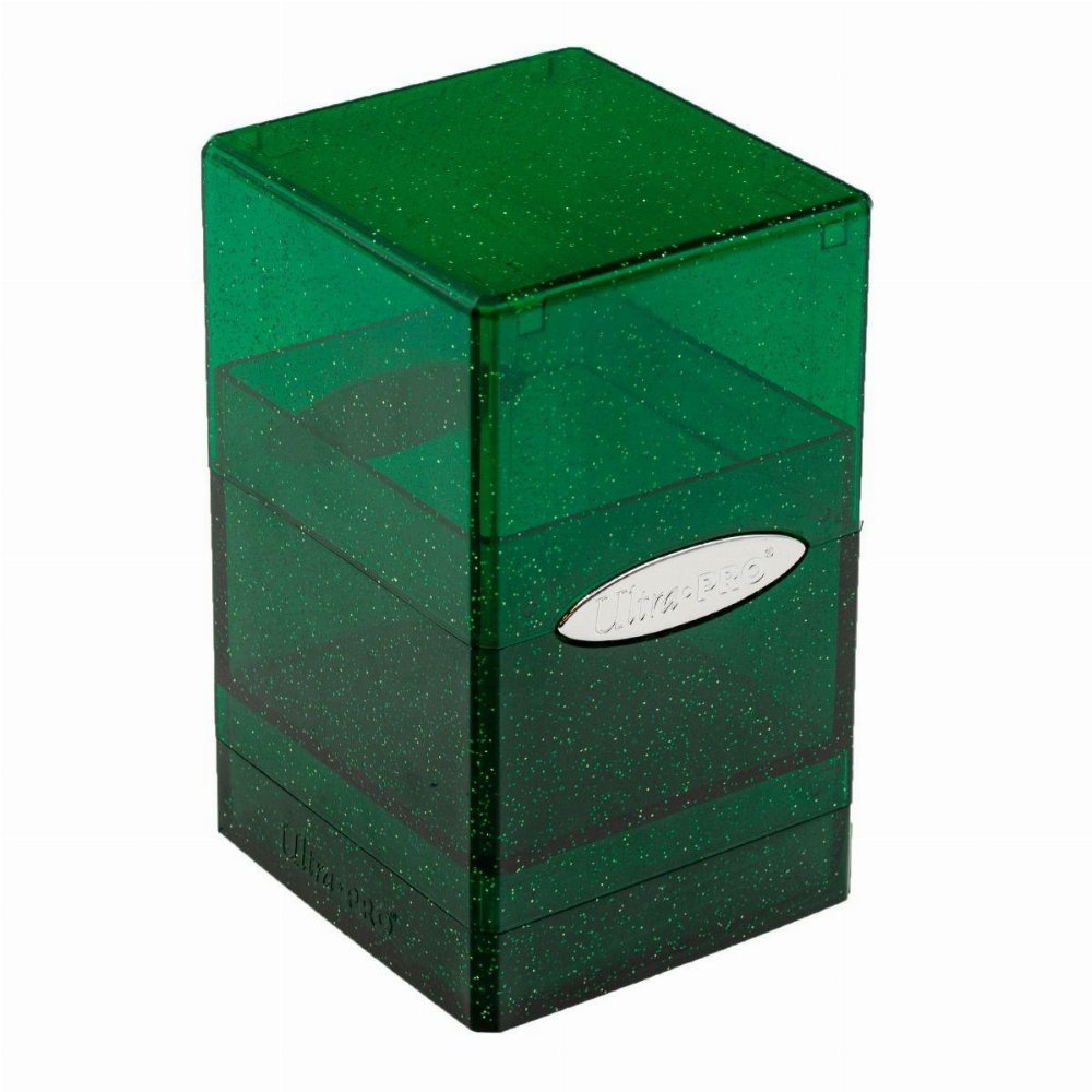 Ultra Pro Satin Tower Deck Box – Glitter Green