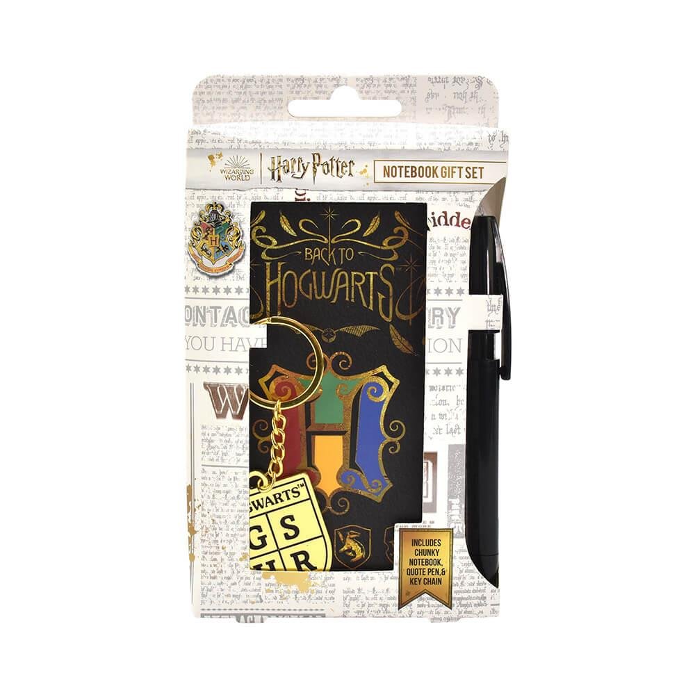 Harry Potter – Colourful Crest Σετ Γραφείου (Σημειωματάριο, Στυλό, Μπρελόκ)