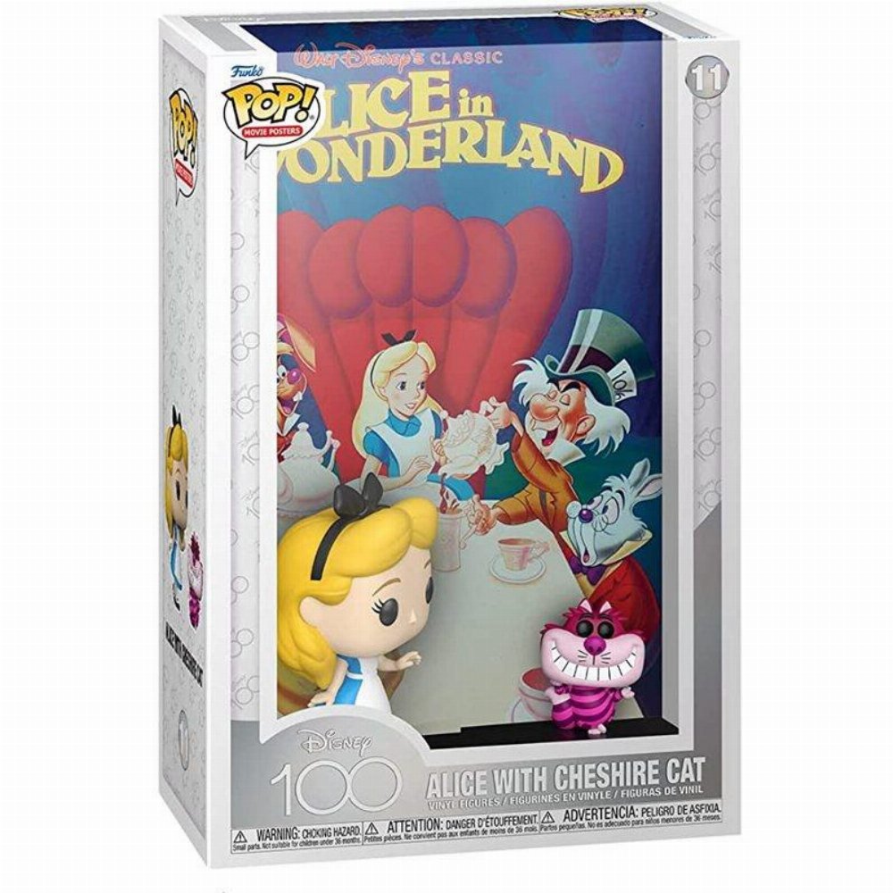 Φιγούρα Funko POP! Movie Posters: Disney (100th Anniversary) – Alice with Cheshire Cat #11