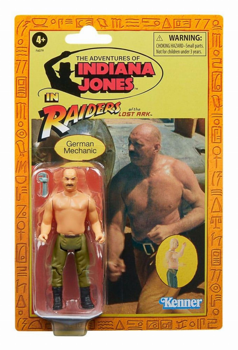 Indiana Jones Raiders of the Lost Ark: Retro Collection – German Mechanic Φιγούρα Δράσης (10cm)