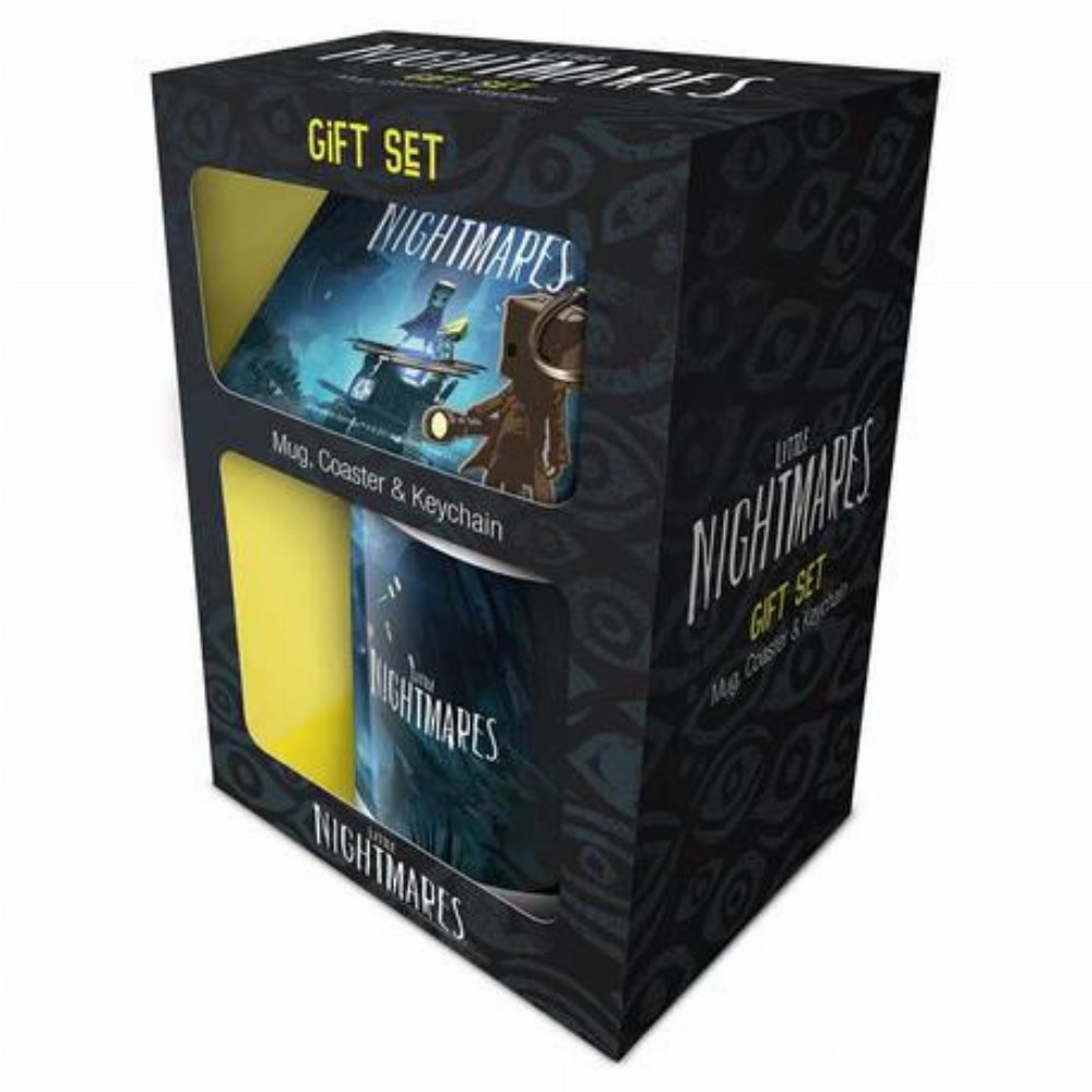 Little Nightmares – Mono & Six Σετ Δώρου (Κεραμική Κούπα, Σουβέρ & Μπρελόκ)