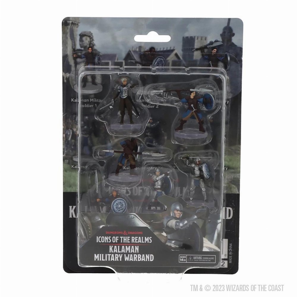 D&D Icons of the Realms Premium Miniature Set – Kalaman Military Warband