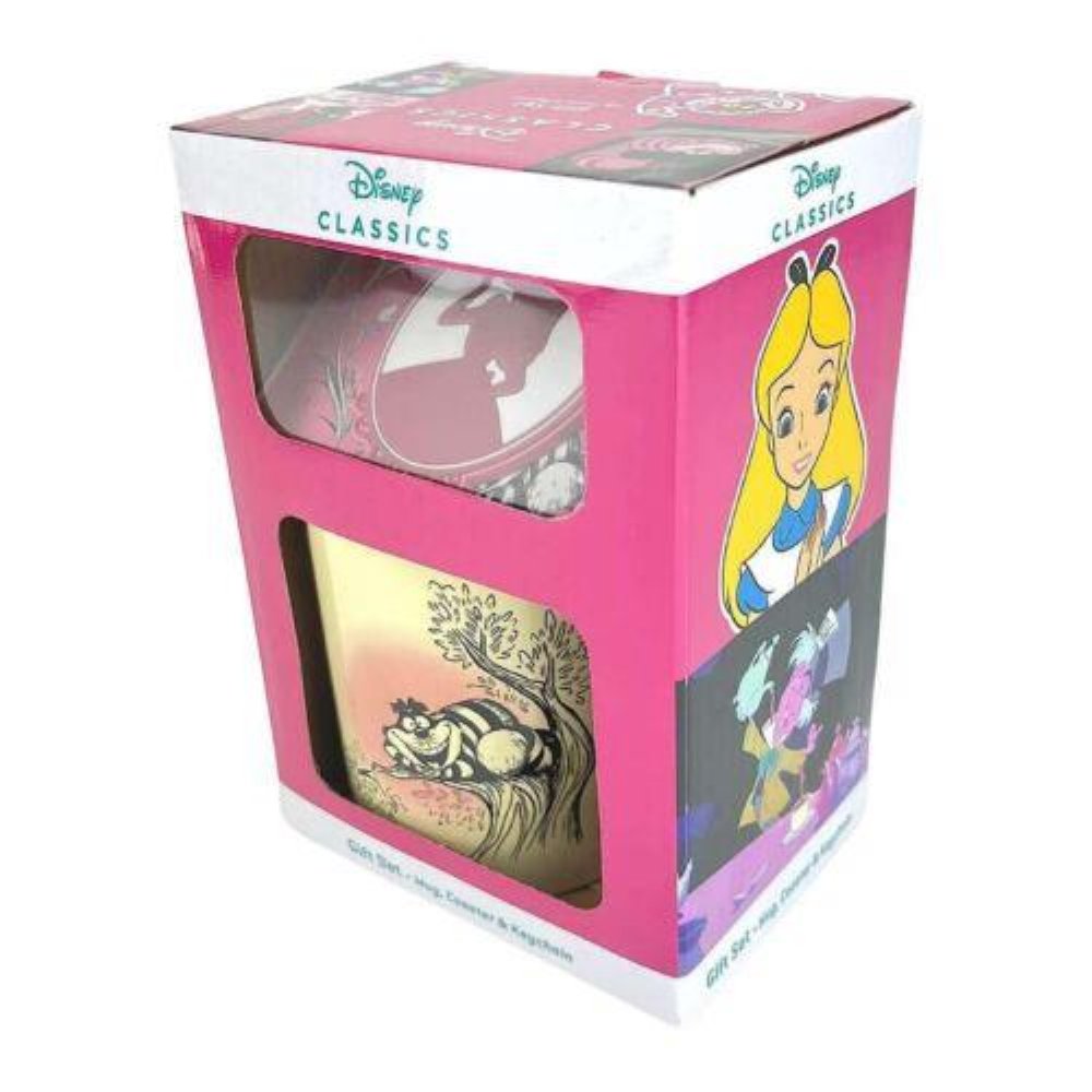 Disney – Alice in Wonderland Vintage Σετ Δώρου (Κεραμική Κούπα, Σουβέρ & Μπρελόκ)
