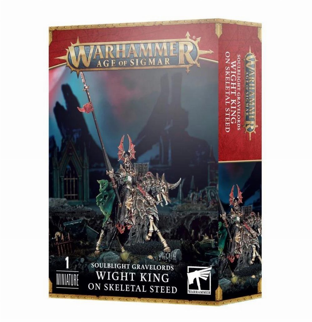 Warhammer Age of Sigmar – Soulblight Gravelords: Wight King on Skeletal Steed
