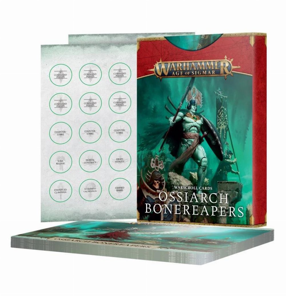 Warhammer Age of Sigmar – Warscroll Cards: Ossiarch Bonereapers