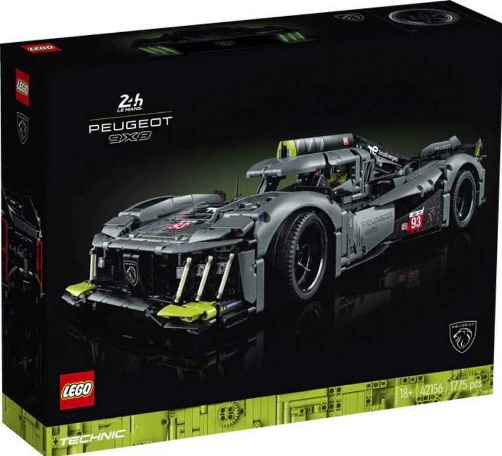 LEGO Technic – PEUGEOT 9X8 24H Le Mans Hybrid Hypercar (42156)