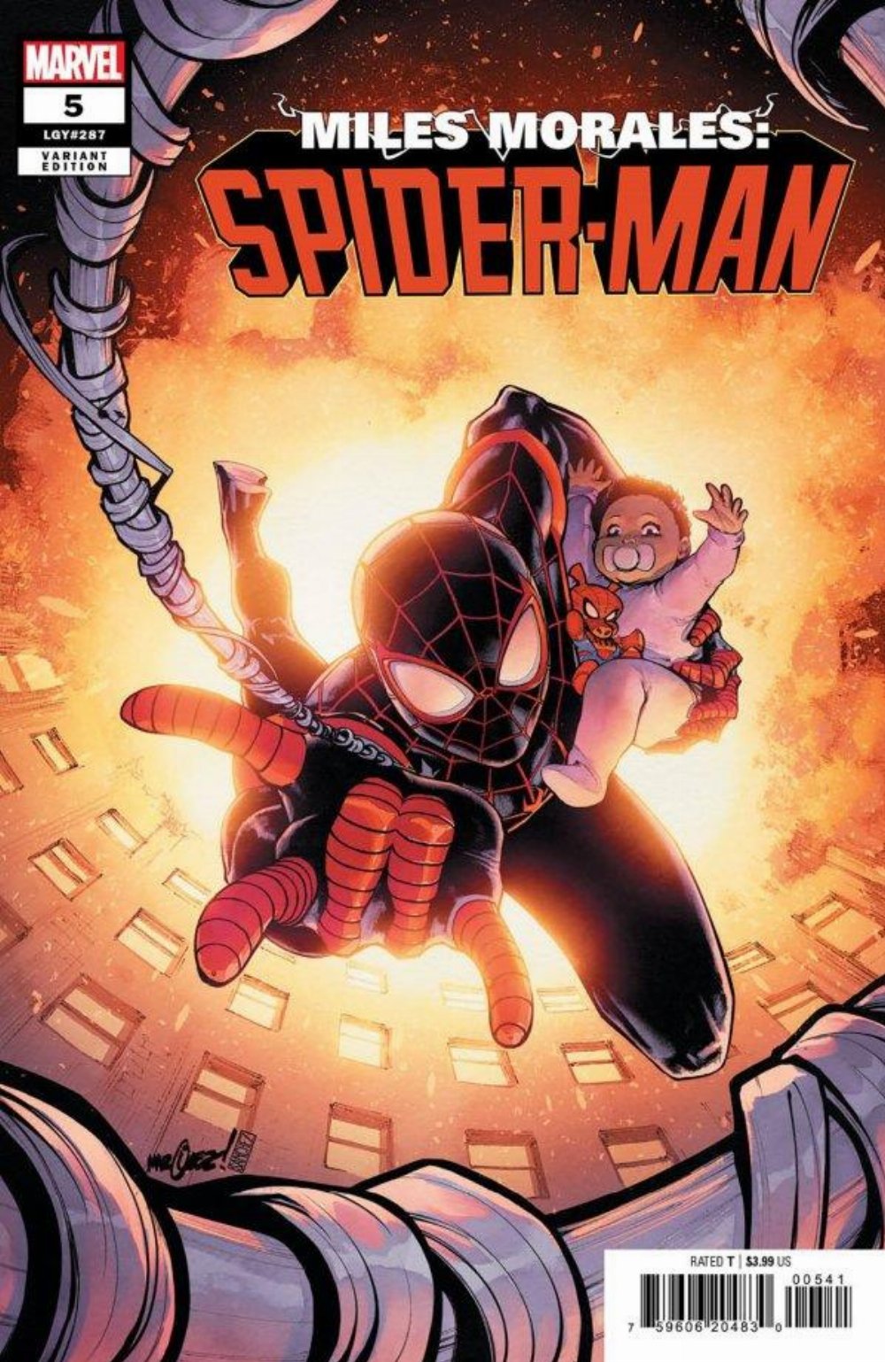Τεύχος Κόμικ Miles Morales Spider-Man #5 Marquez Variant Cover