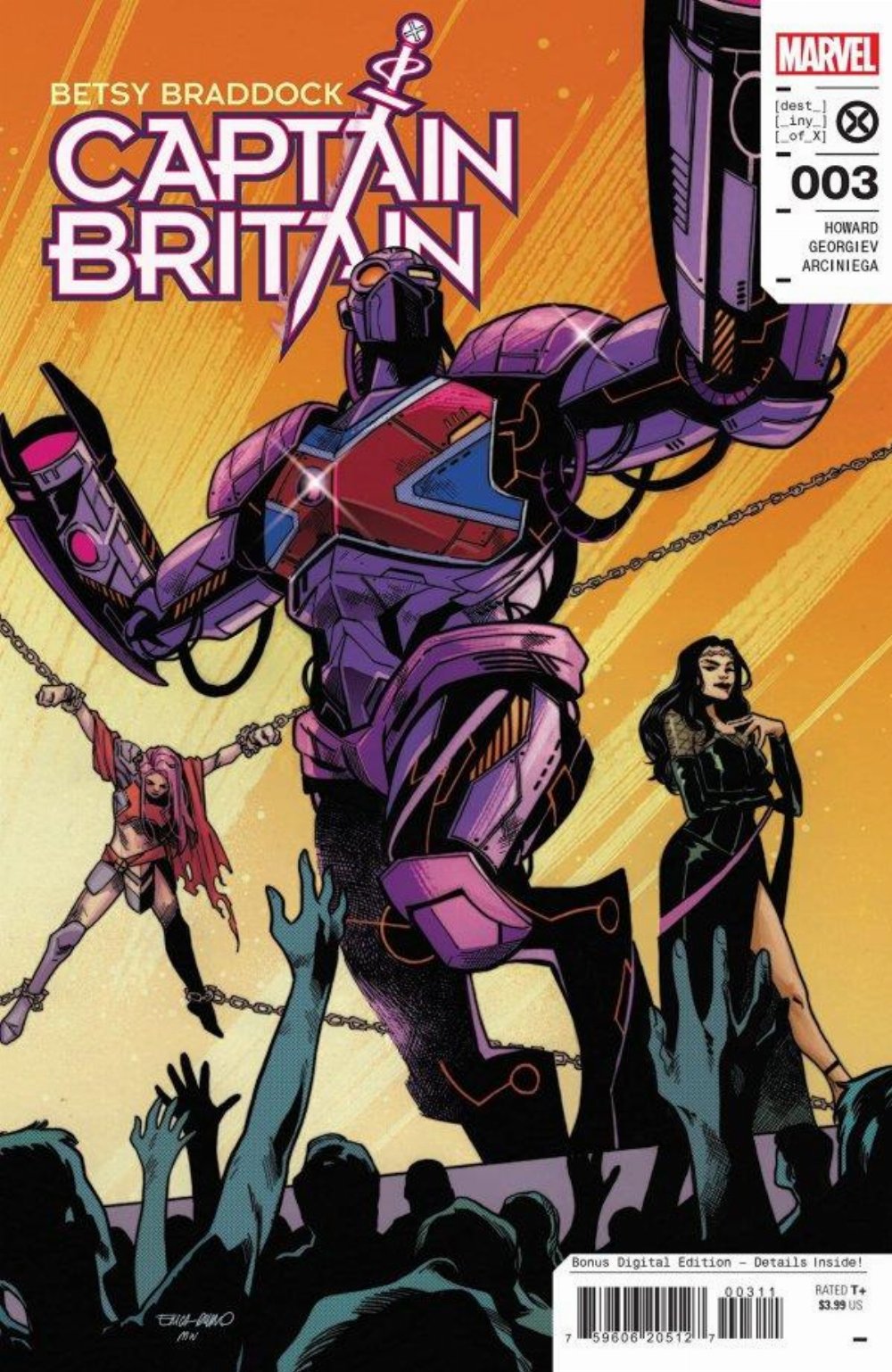Τεύχος Κόμικ Betsy Braddock Captain Britain #3