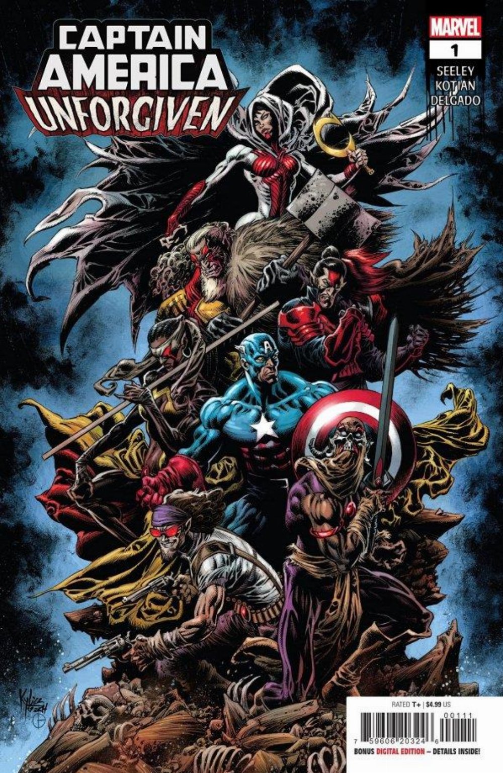 Τεύχος Κόμικ Captain America Unforgiven #1