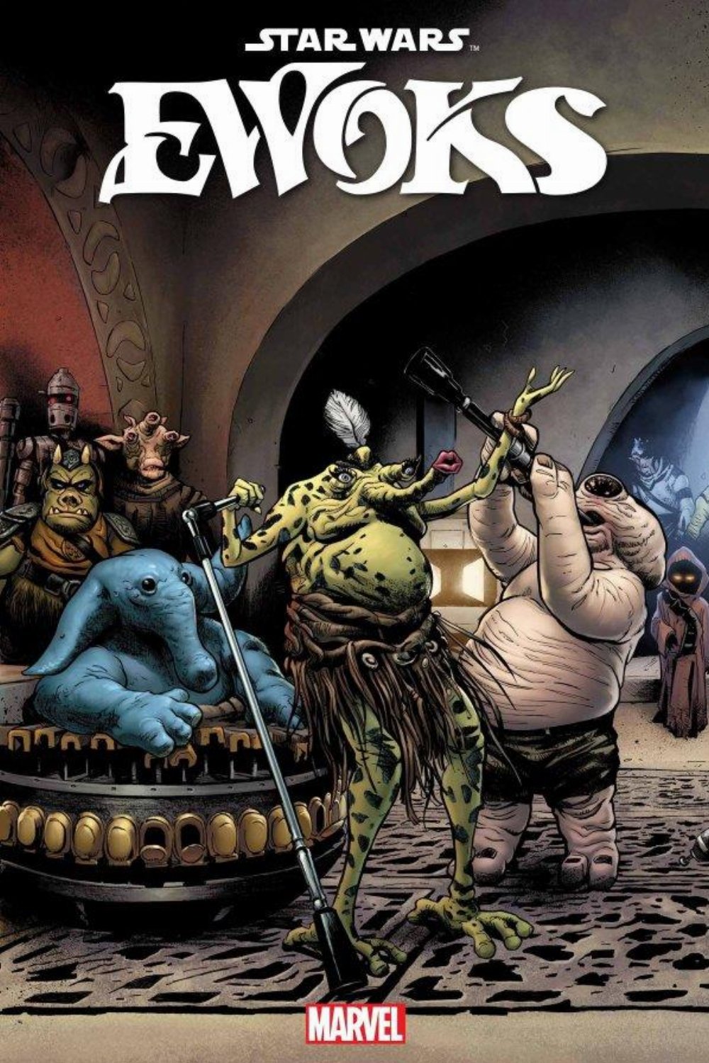 Star Wars Return Of The Jedi Ewoks #1 Garbett Connecting Variant Cover