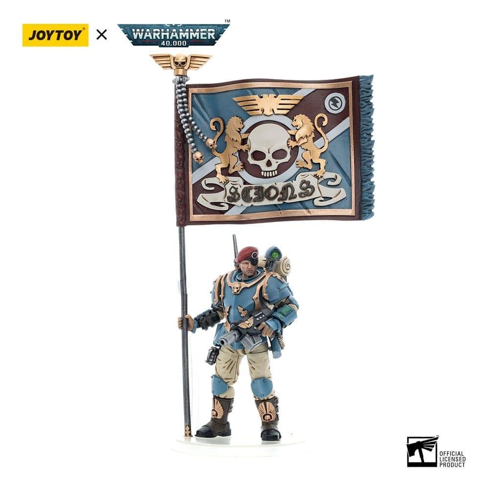 Warhammer 40000 – Astra Militarum Tempestus Scions Command Squad 55th Kappic Eagles Banner Bearer Φιγούρα Δράσης (12cm)