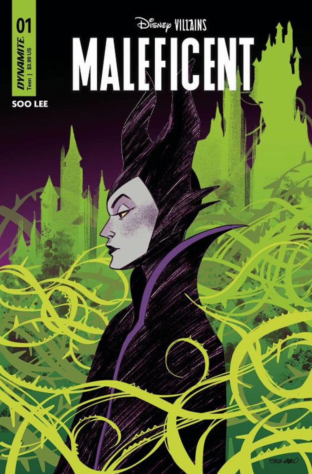 Τεύχος Κόμικ Disney Villains Maleficent #1 Cover E