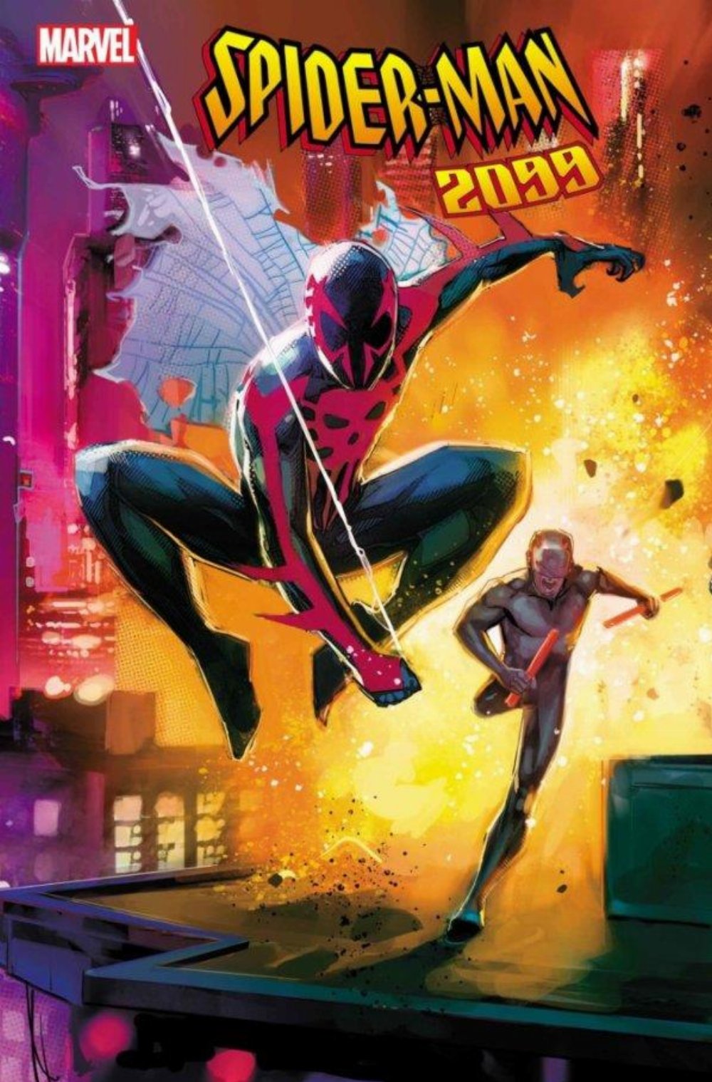 Τεύχος Κόμικ Spider-Man 2099 Dark Genesis #3 (Of 5) Reis Connecting Variant Cover