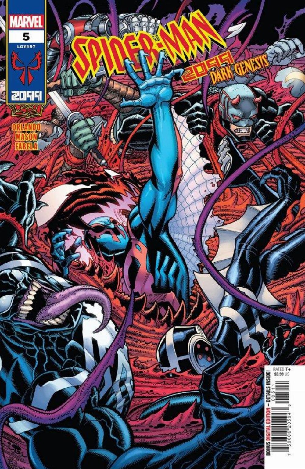 Τεύχος Κόμικ Spider-Man 2099 Dark Genesis #5 (OF 5)