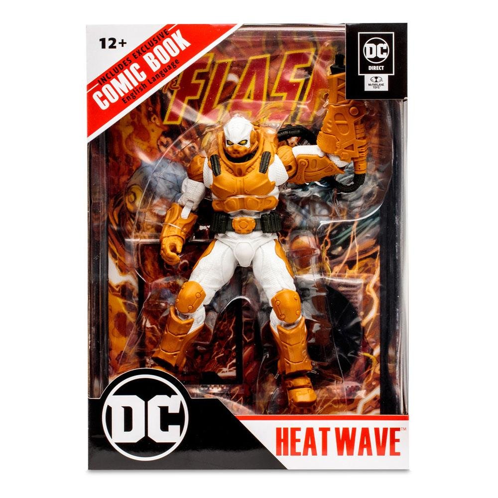 DC Comics: Page Punchers – Heatwave (The Flash Comic) Φιγούρα Δράσης (18cm) Περιέχει Comic Βιβλίο