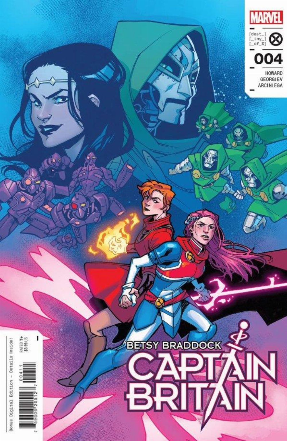 Τεύχος Κόμικ Betsy Braddock Captain Britain #4