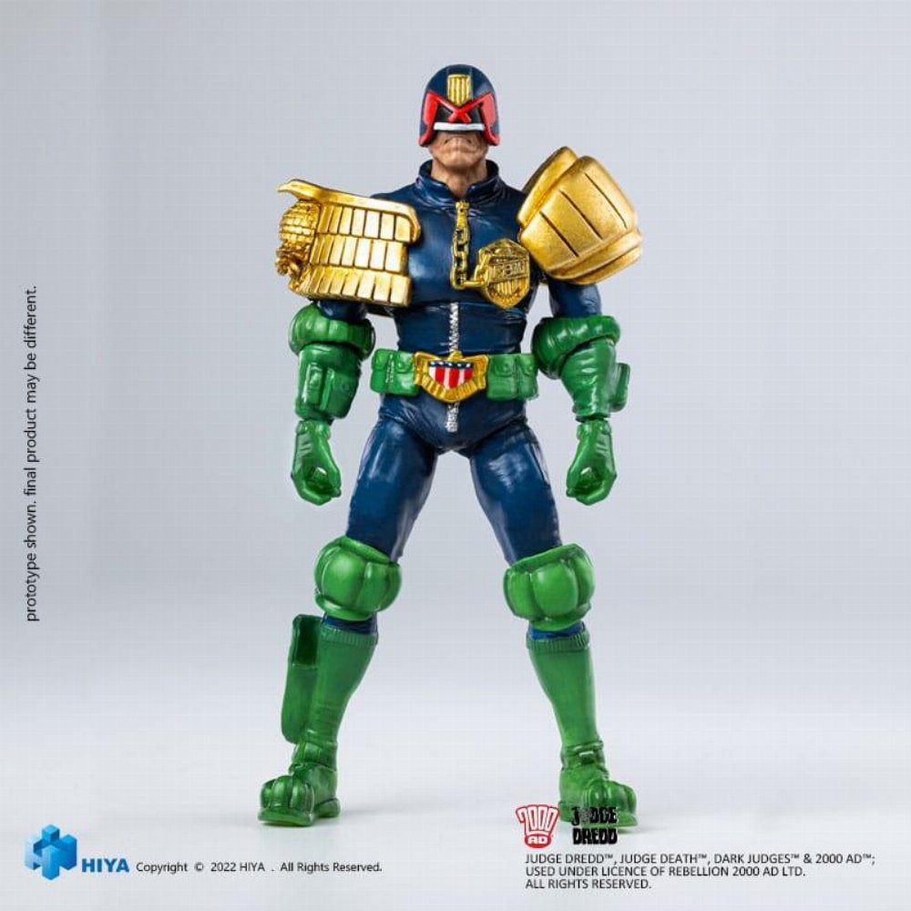 2000 AD: Exquisite Mini – Judge Dredd Gaze Into The Fist of Dredd Φιγούρα Δράσης (10cm)
