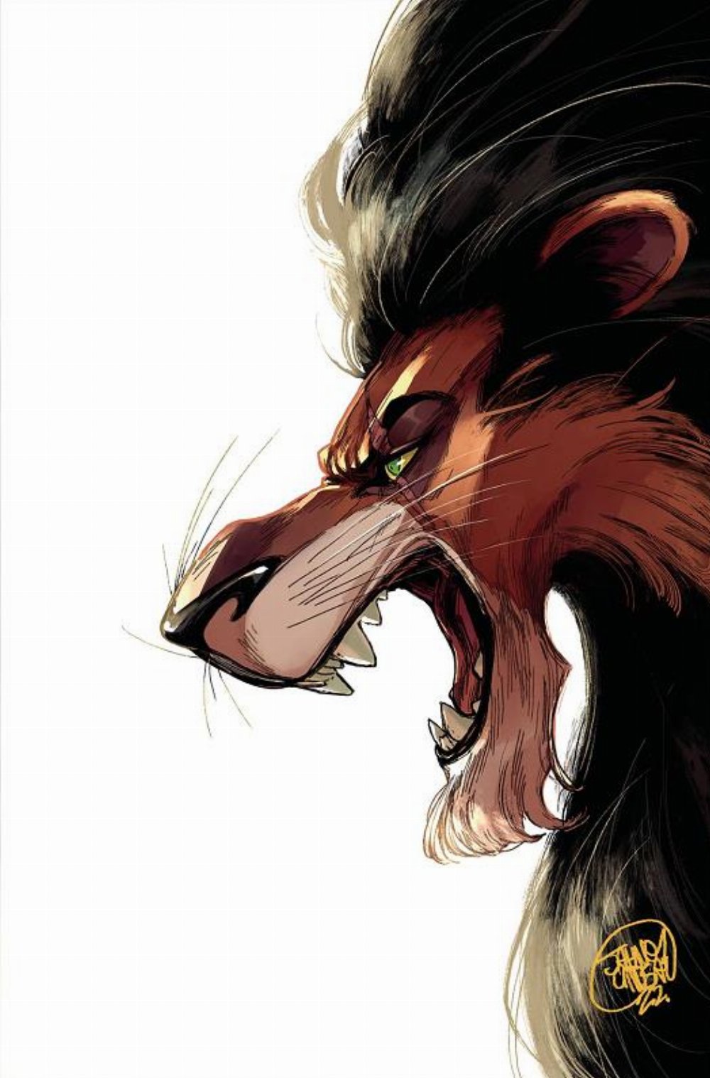 Τεύχος Κόμικ Disney Villains Scar #1 Cover T Linsday Premium Metal (Includes Certificate Of Authenticity)