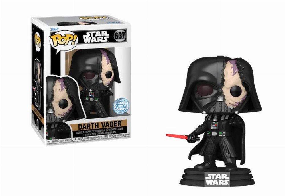Φιγούρα Funko POP! Star Wars: Obi-Wan Kenobi – Darth Vader (Damaged Helmet) #637 (Exclusive)