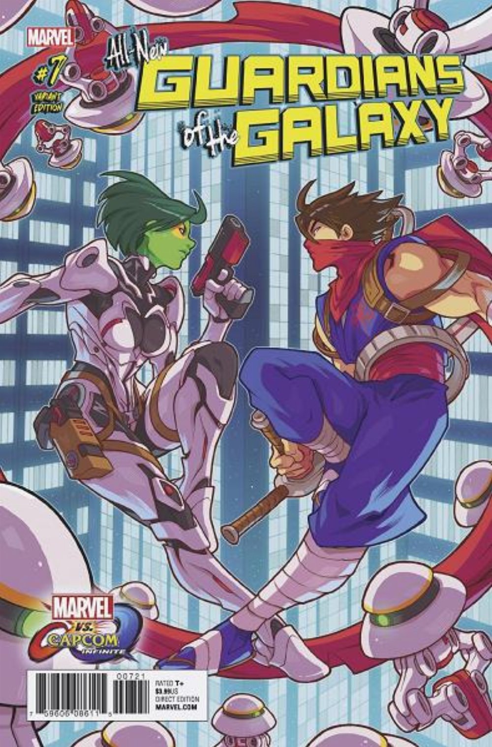 All New Guardians Of The Galaxy #07 Huang Marvel Vs Capcom Variant Cover