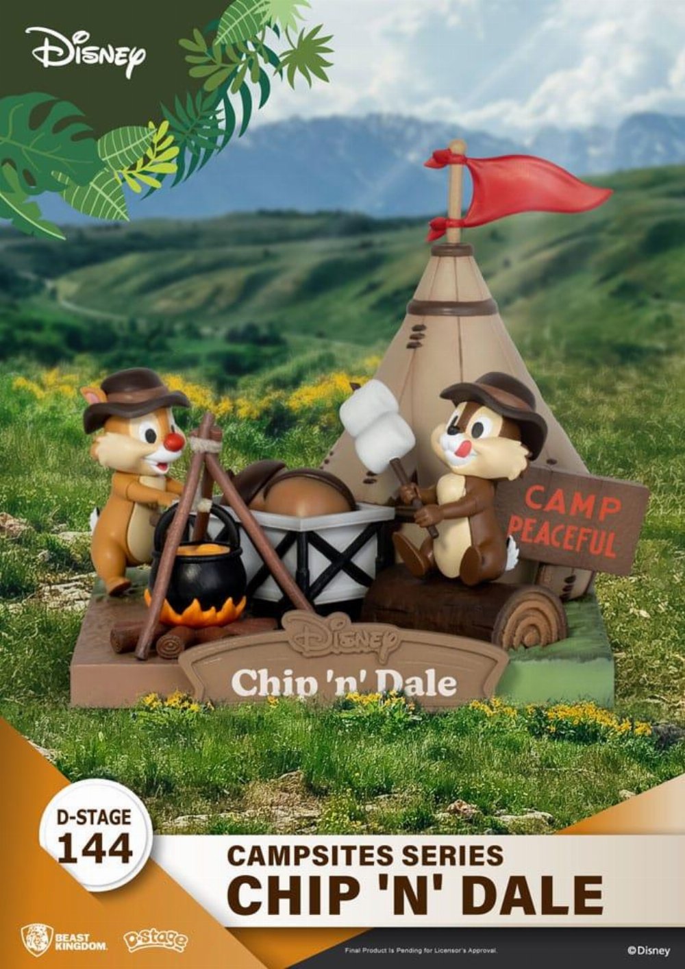 Disney: D-Stage – Campsite Series: Chip & Dale Φιγούρα Αγαλματίδιο (10cm)