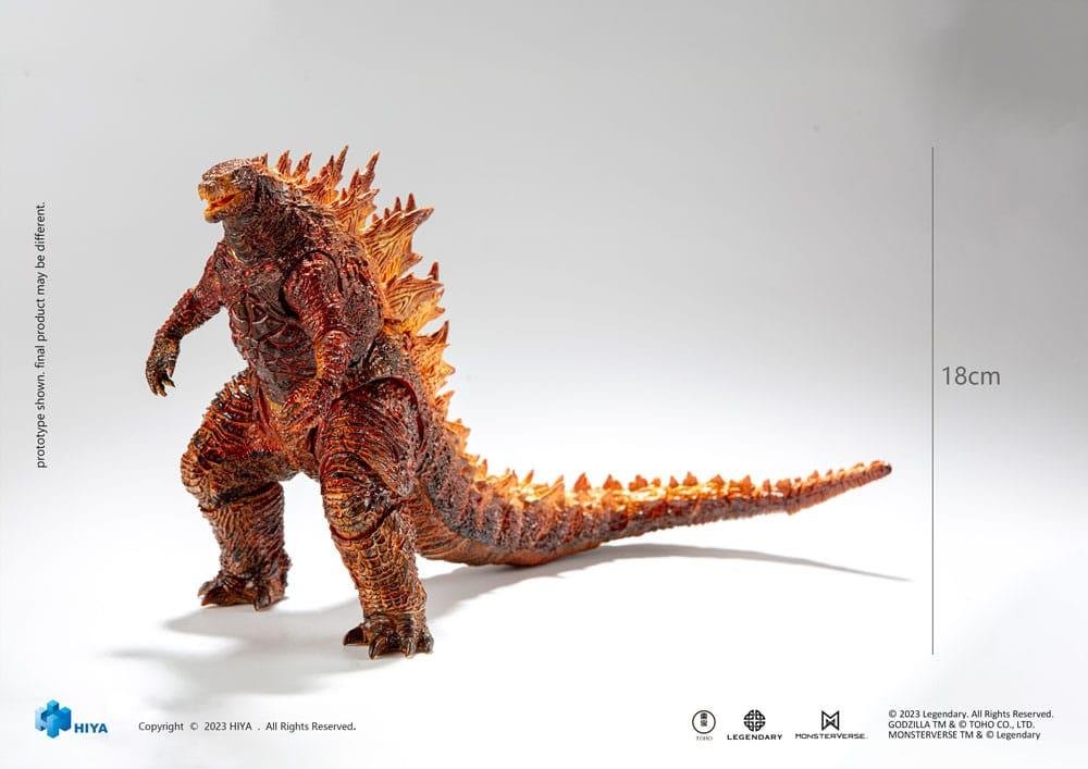 Godzilla vs Kong: Exquisite – Burning Godzilla Φιγούρα Δράσης (18cm)