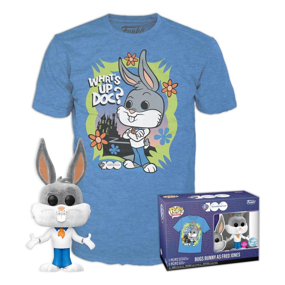 Συλλεκτικό Funko Box: Looney Tunes – Bugs as Fred POP! με T-Shirt (XL)