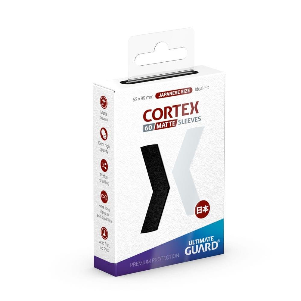 Ultimate Guard Cortex Card Sleeves Japanese Small Size 60ct – Matte Black