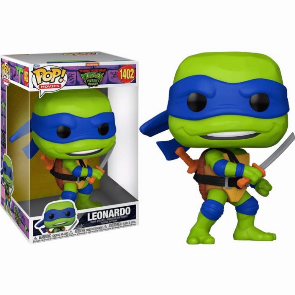Φιγούρα Funko POP! Teenage Mutant Ninja Turtles: Mutant Mayhem – Leonardo #1402 Jumbosized (Exclusive)