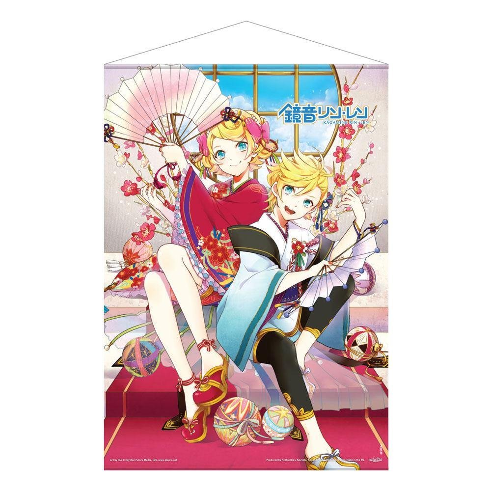 Virtual Artists – Len & Rin Kagamine Wall Scroll