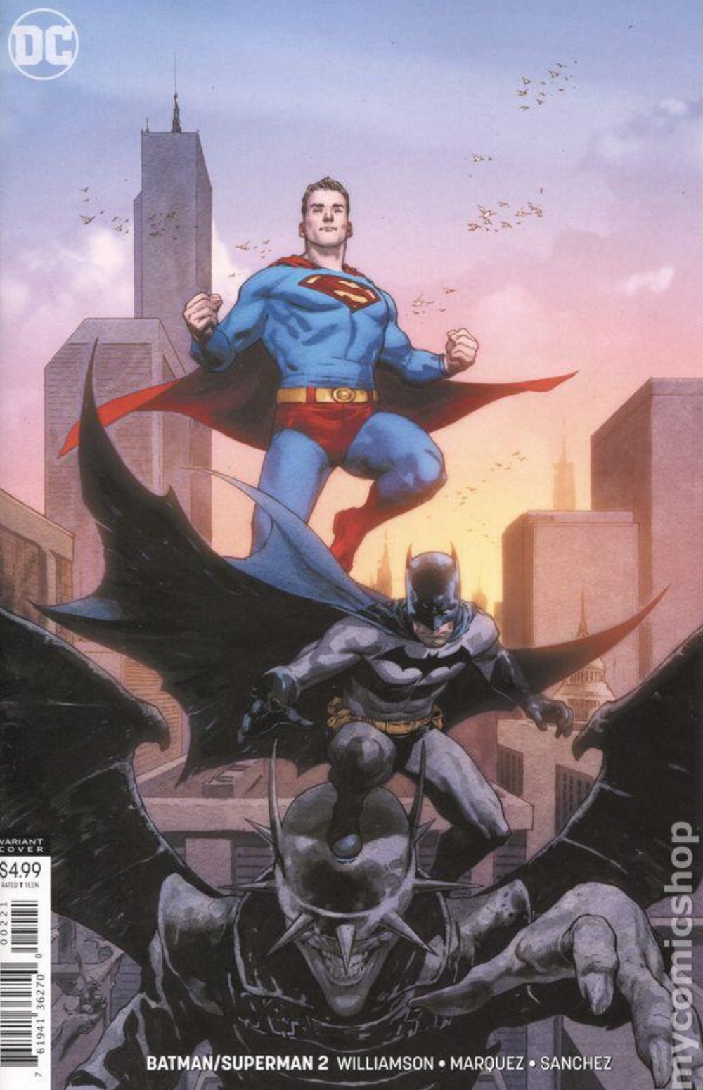 Τεύχος Κόμικ Batman Superman #02 Card Stock Variant Cover