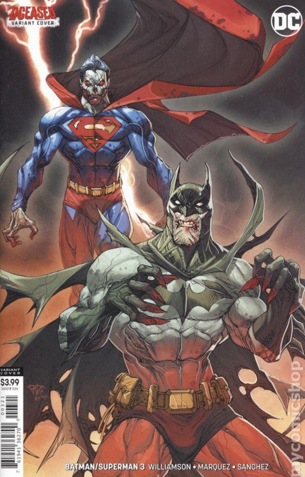 Τεύχος Κόμικ Batman Superman #03 Variant Cover