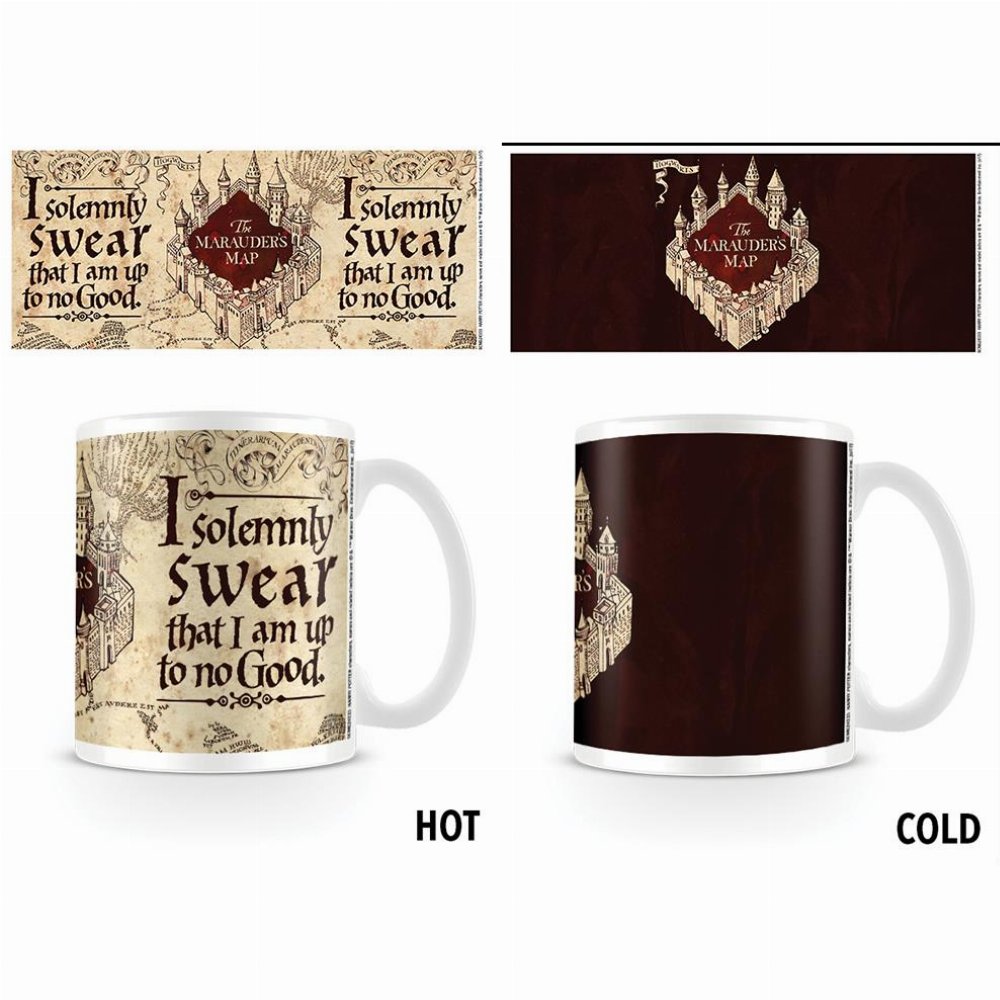 Harry Potter – Marauder’s Map Heat Change Κεραμική Κούπα (320ml)